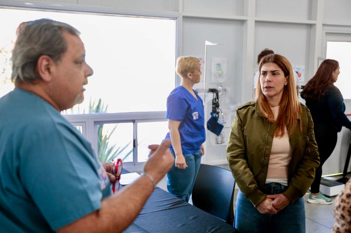 NOTICIAS PILAR:*Soledad Peralta visitó el Centro de Formación Profesional de Pilarica junto a Achával*